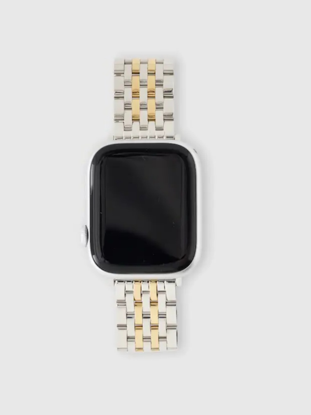 Quince Two-Tone Silver and Gold Stainless Steel Smartwatch Band